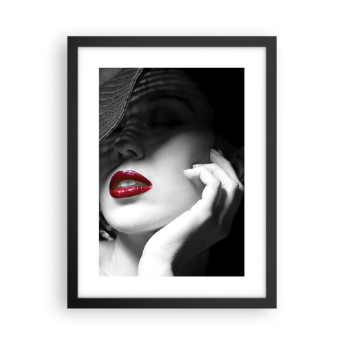 Plakat w czarnej ramie - Studium w szkarłacie - 30x40 cm