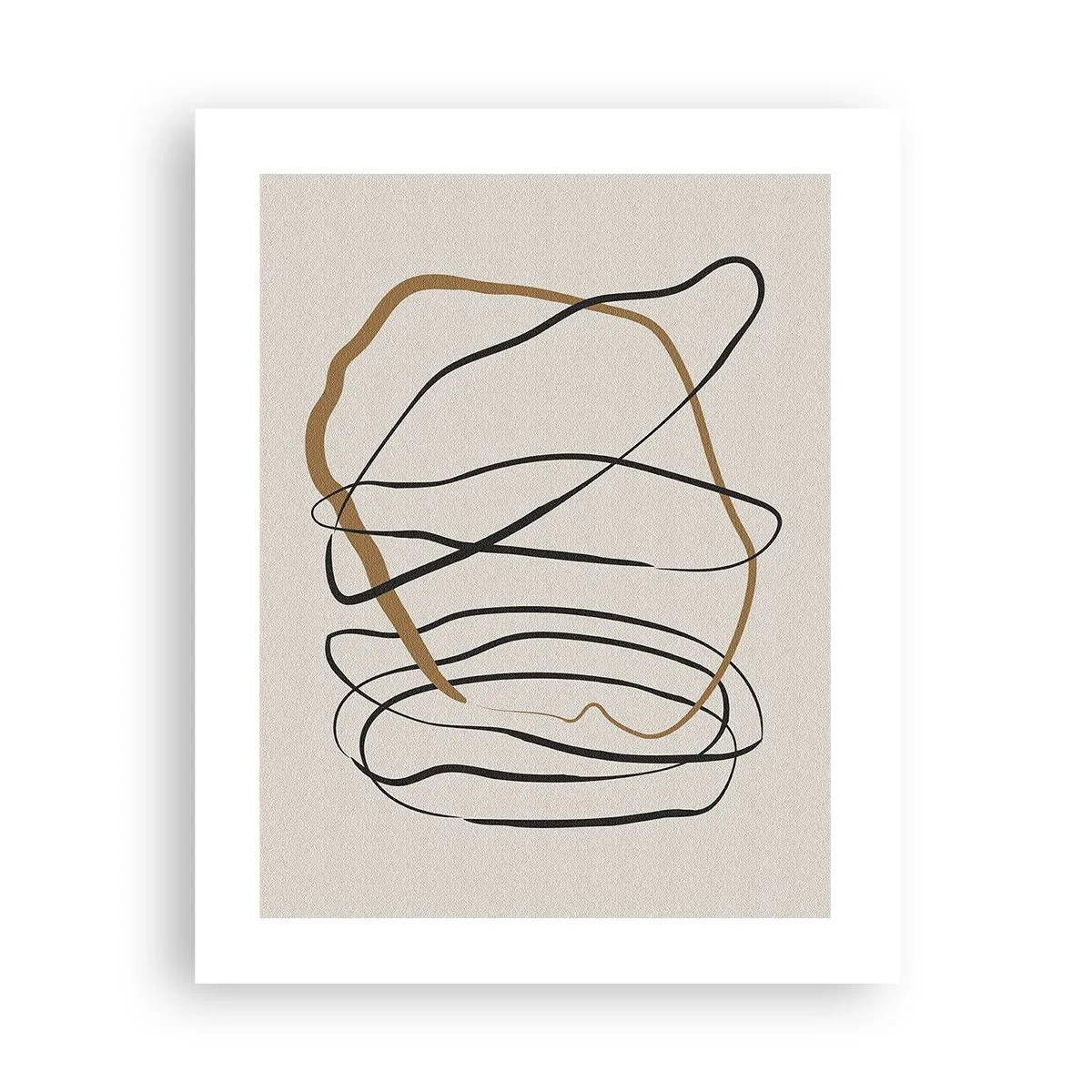 Plakat - Kompozycja – taniec opętaniec - 40x50 cm