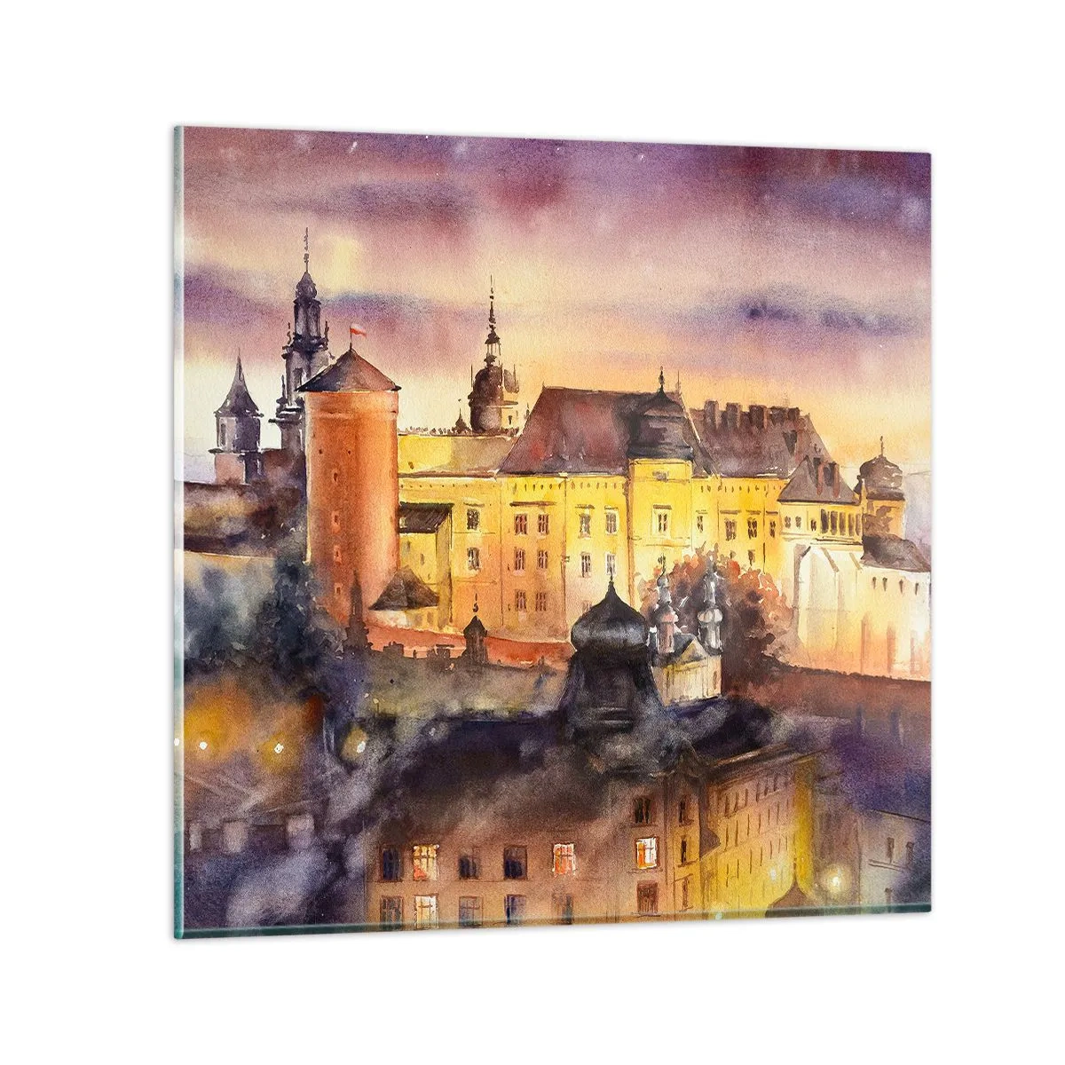 Obraz na szkle - Historia i baśń - 50x50 cm