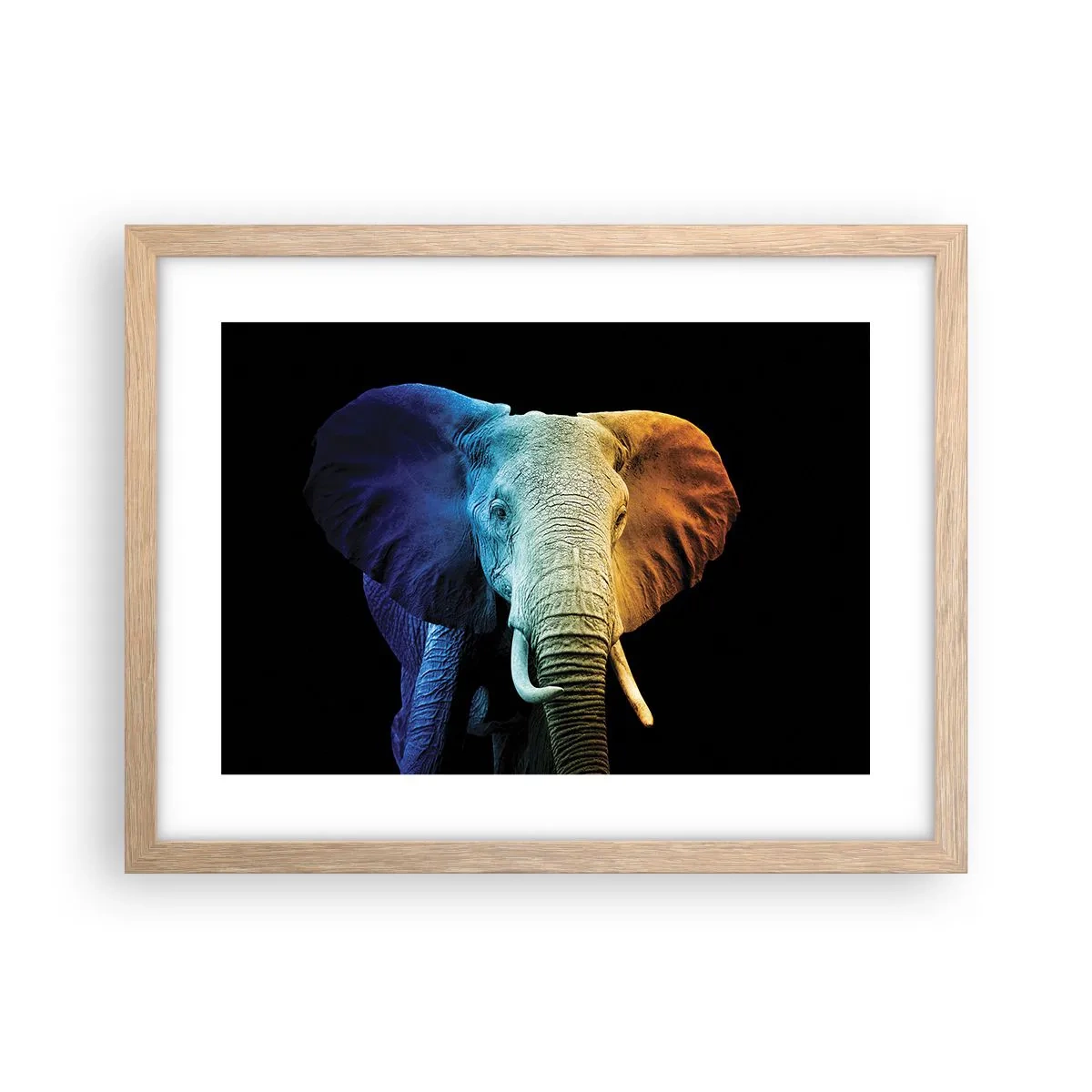 Plakat w ramie jasny dąb - Ekscentryk, nie dziwak - 40x30 cm