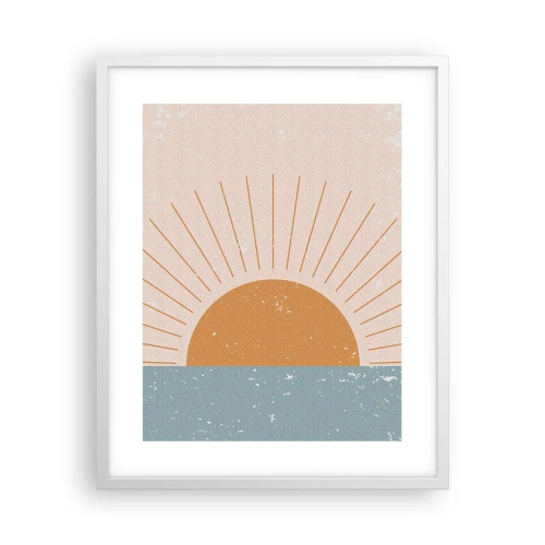 Plakat w białej ramie - Codzienny cud - 40x50 cm