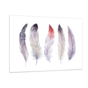 Obraz na szkle - Delikatne jak różnobarwna mgła - 120x80cm - Delikatne jak różnobarwna mgła - Nowoczesna dekoracja ścienna do salonu, kuchni i sypialni ARTTOR