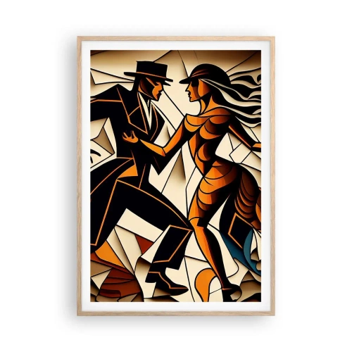 Plakat w ramie jasny dąb - Taniec pasji i namiętności - 70x100 cm