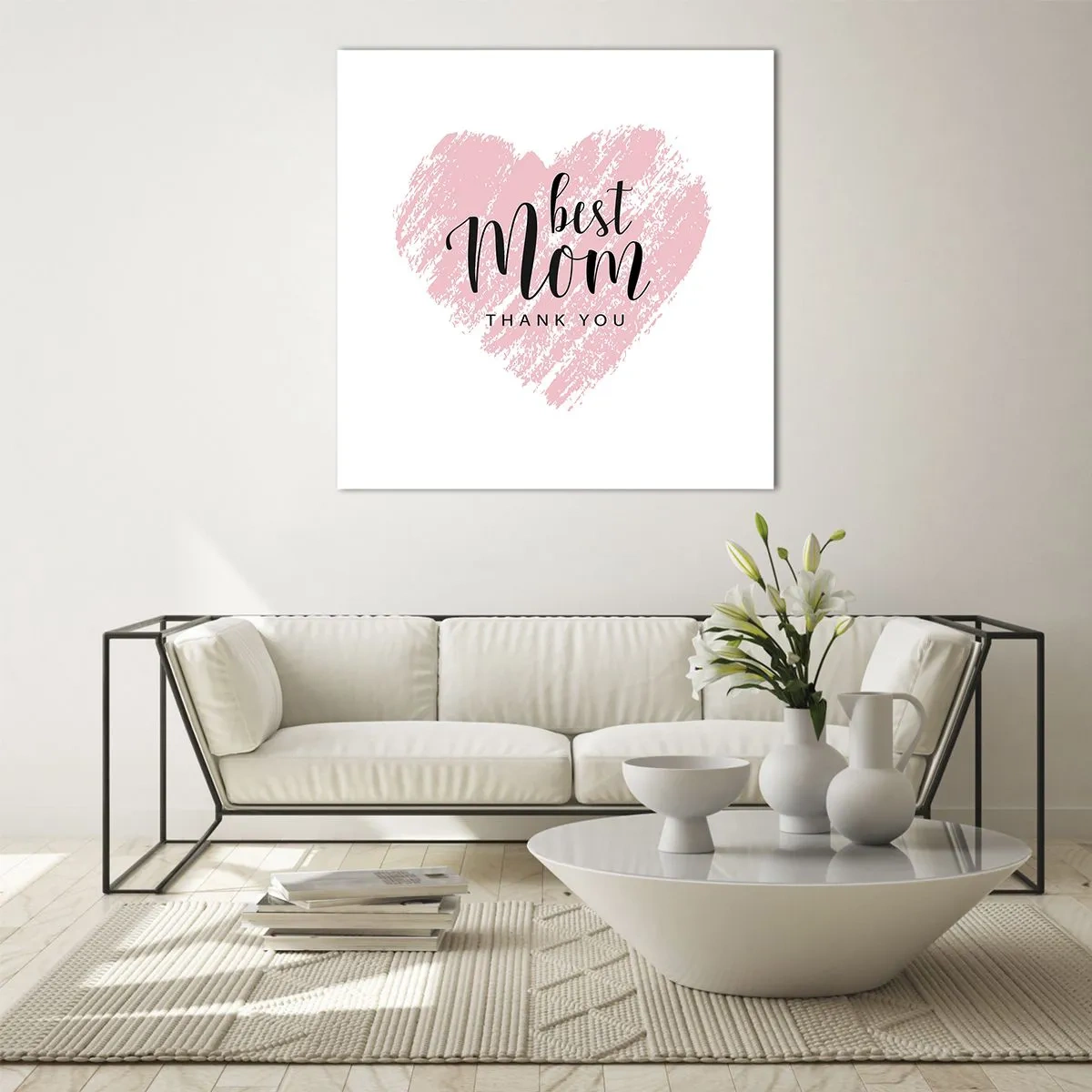 Obraz na szkle - Zawsze odpowiedni moment - 50x50 cm