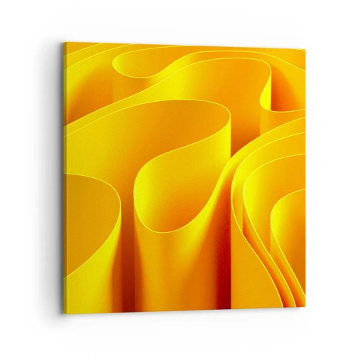 Obraz na płótnie - Jak fale słońca - 70x70 cm