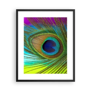 Plakat w czarnej ramie - Oko w oko - 40x50 cm