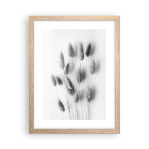 Plakat w ramie jasny dąb - Jej puszystość trawa - 30x40 cm