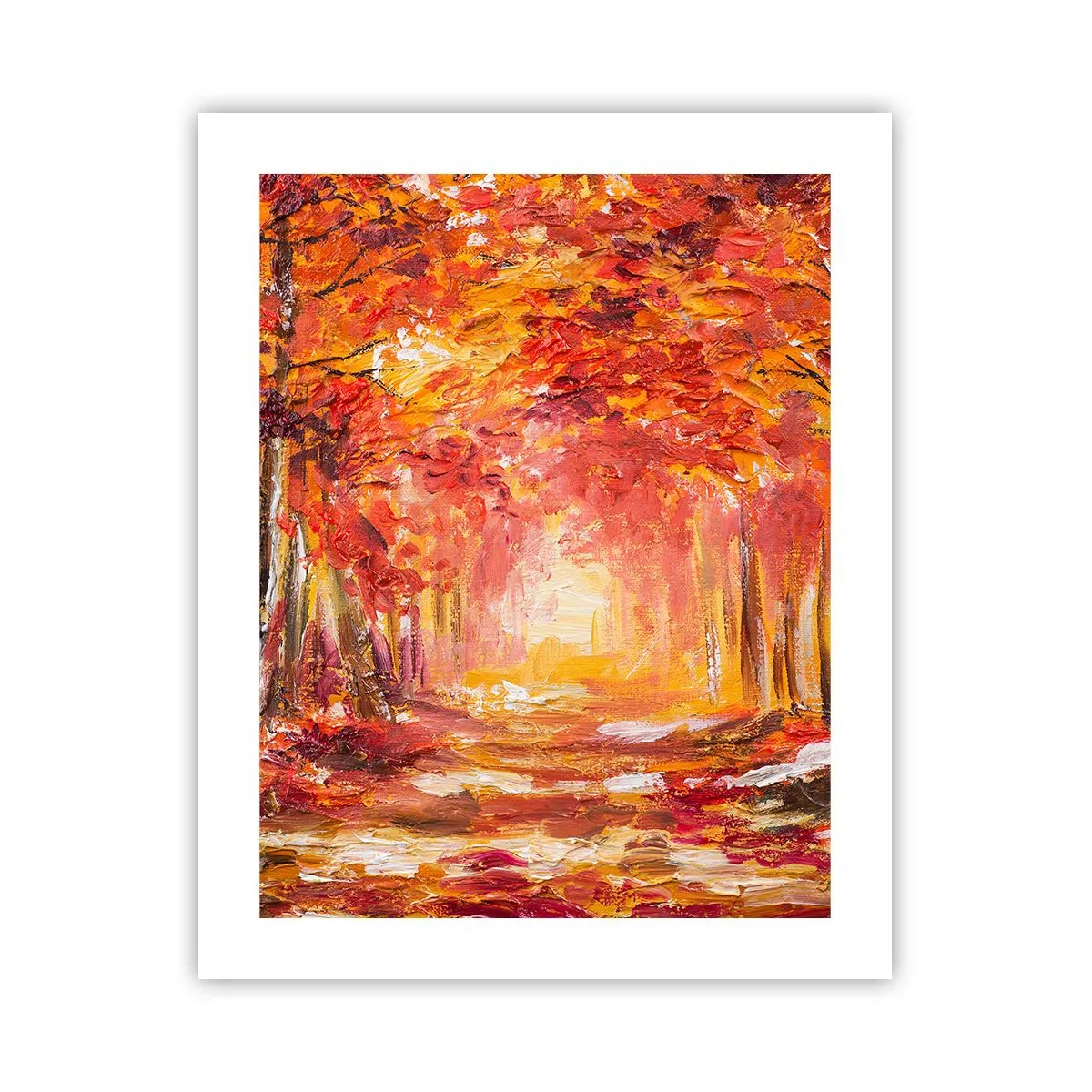 Plakat - Miedziany las - 40x50 cm