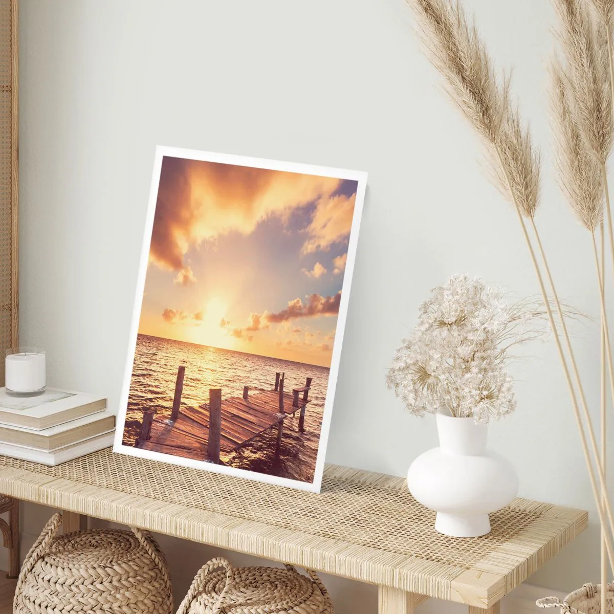 Plakat - Złota kraina łagodności - 30x40 cm