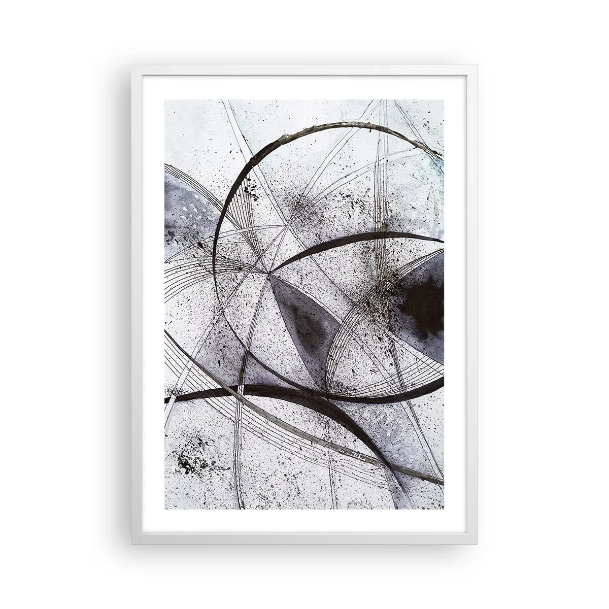 Plakat w białej ramie - Futurystyczna fantazja - 50x70 cm