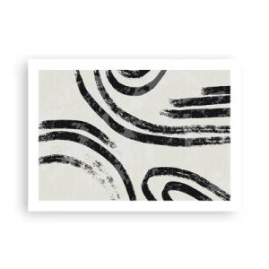 Plakat - W pół zatrzymany - 70x50 cm