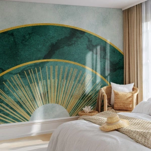 Fototapeta Premium Sand - Inny układ słoneczny - Art Deco, Nowoczesny, Abstrakcja - 250x175 cm