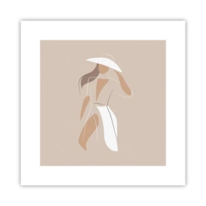 Plakat - Moda to zabawa - 30x30 cm