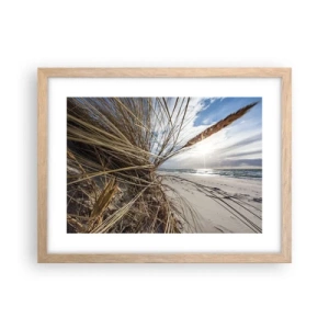 Plakat w ramie jasny dąb - Spotkanie żywiołów - 40x30 cm