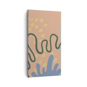 Obraz na płótnie - Abstrakcja: różnorodność natury - 55x100 cm