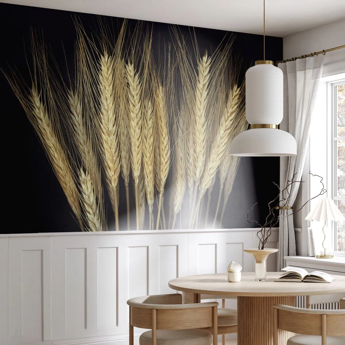 Fototapeta Standard Eco - Rustykalna magia - Zboże, Rośliny, Natura - 200x140 cm