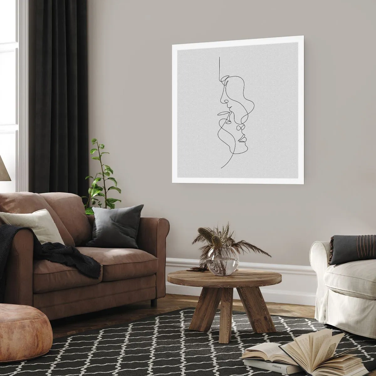 Plakat - Żar rzewnych żądz - 60x60 cm