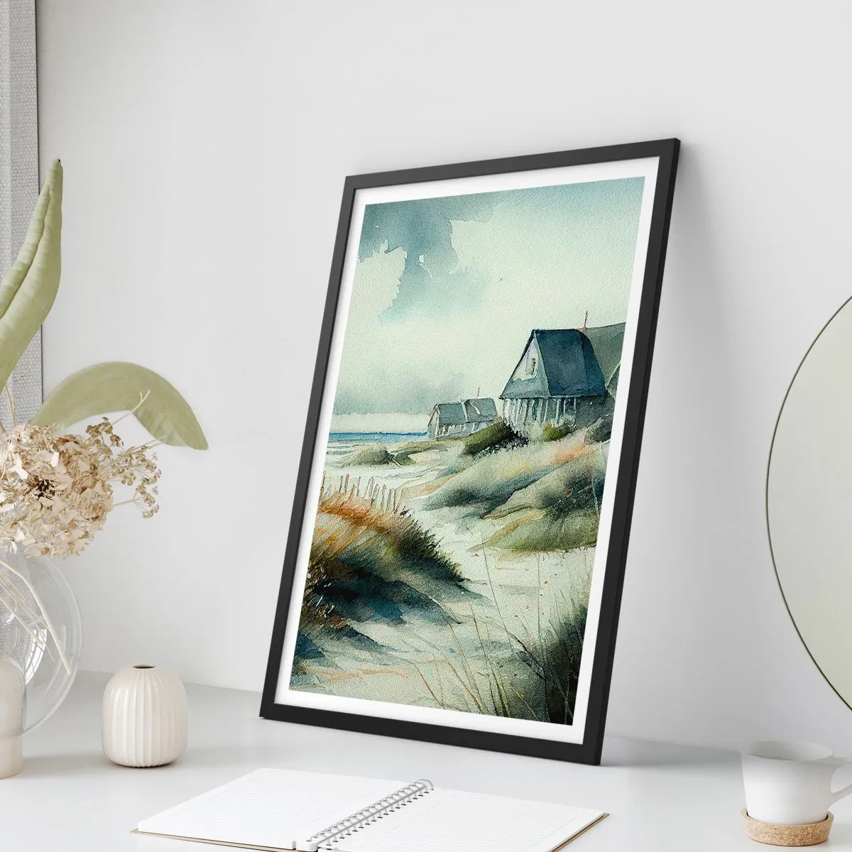 Plakat w czarnej ramie - Z dala od zgiełku - 70x100 cm