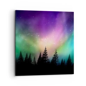 Obraz na płótnie - Biała magia - 70x70 cm