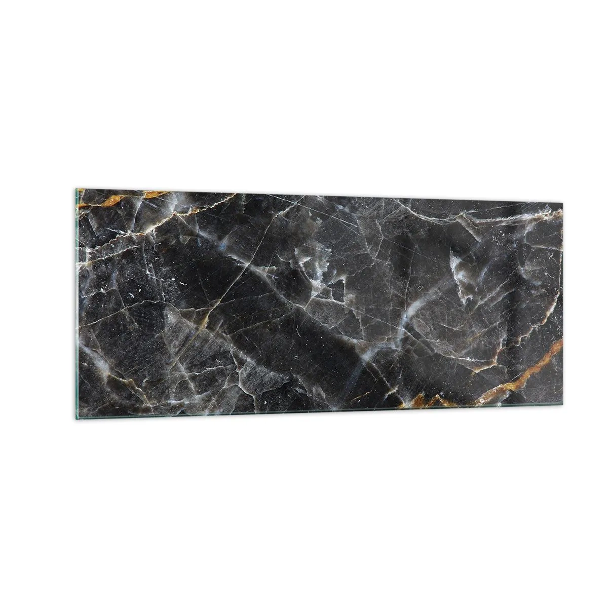 Obraz na szkle - Wewnętrzne życie kamienia - 100x40 cm