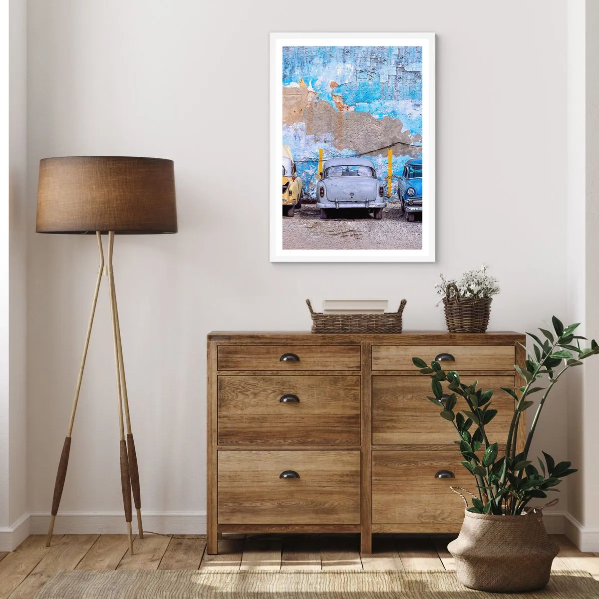 Plakat w białej ramie - Spotkanie weteranów - 40x50 cm