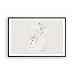 Plakat w czarnej ramie - Pobłądzić spojrzeniem - 91x61 cm