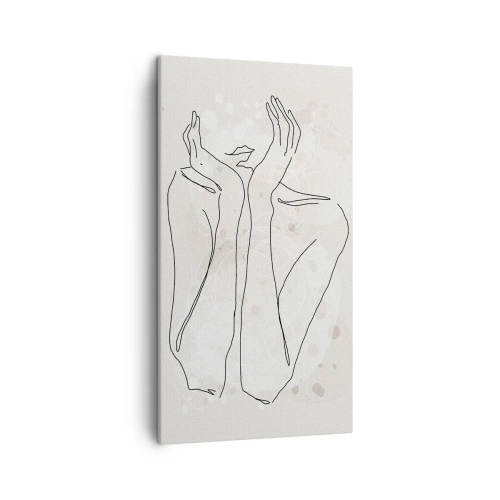 Obraz na płótnie - Rozmarzona chwila - 45x80 cm