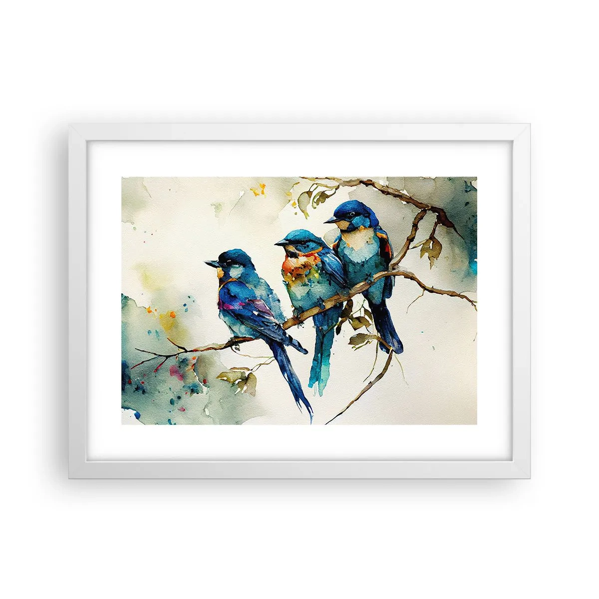 Plakat w białej ramie - Obraził się? - 40x30 cm