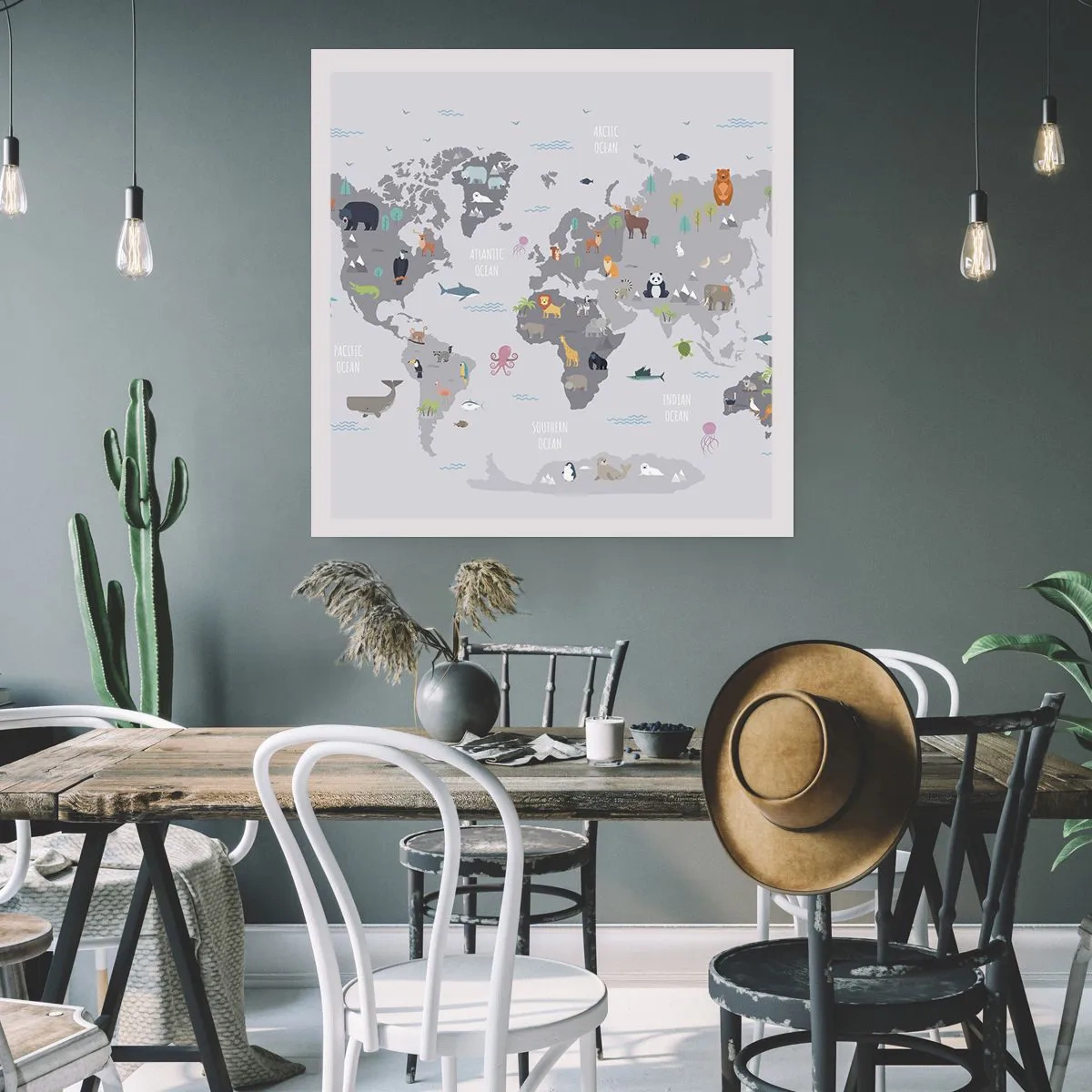 Plakat - Powiedz mi, skąd jesteś… - 50x50 cm