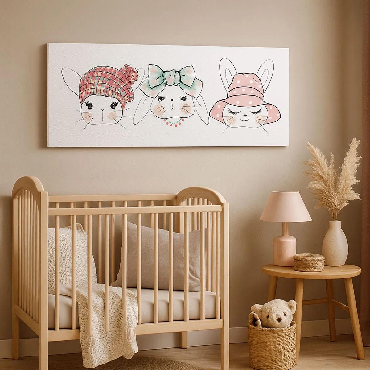 Obraz na płótnie - Zamyślona, smutna, zadowolona - 100x40 cm