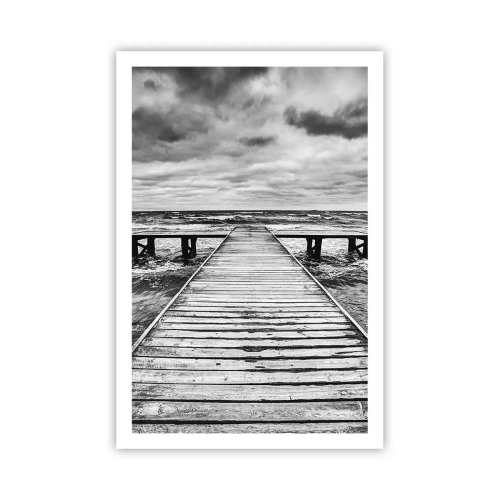 Plakat - Czekam na wiatr, co rozgoni… - 61x91 cm