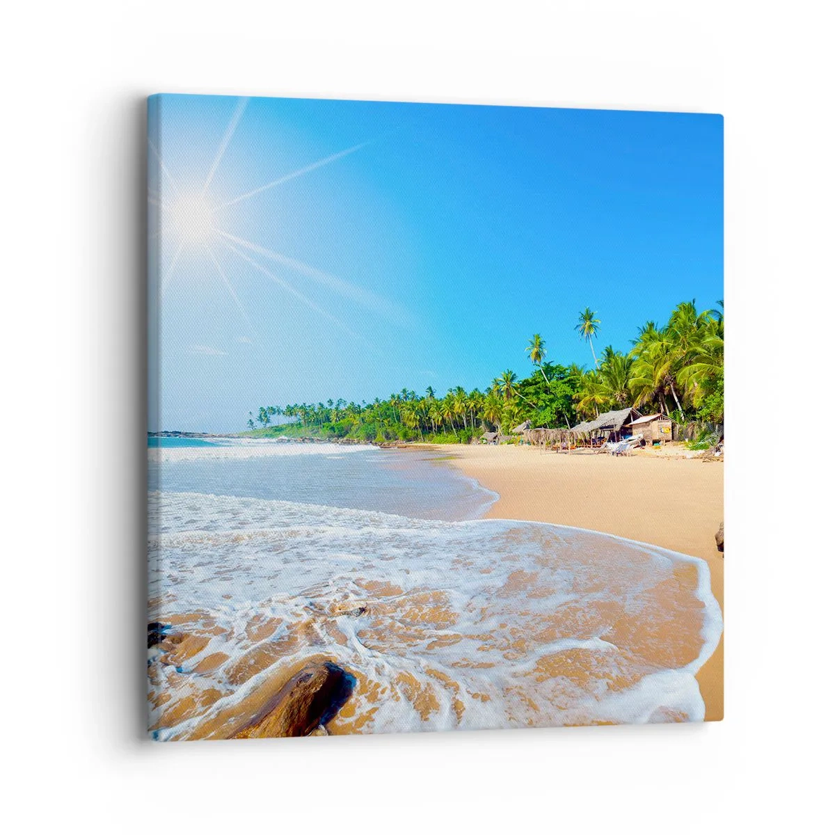 Obraz na płótnie - Egzotyczne miejsce dla ciebie - 30x30 cm