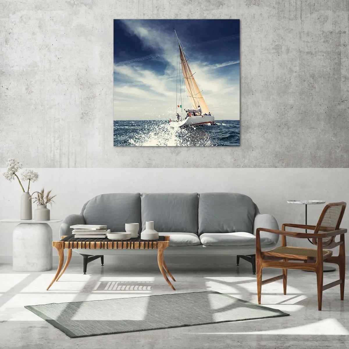 Obraz na szkle - Nas nie dogonią! - 70x70 cm