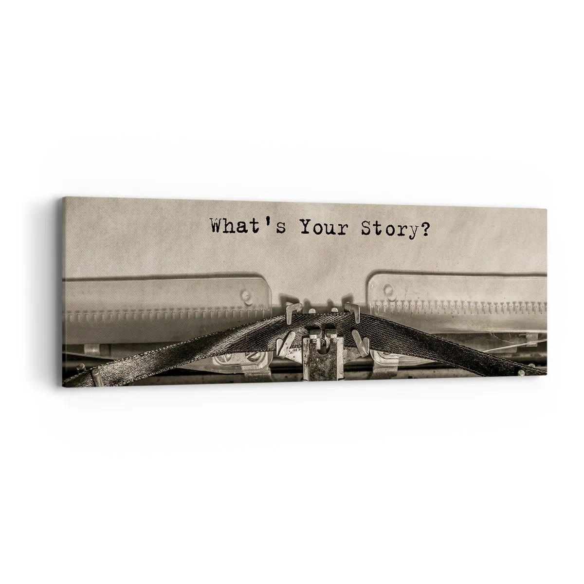 Obraz na płótnie - Opowiedz mi - 90x30 cm