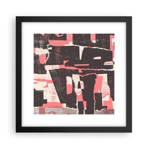 Plakat w czarnej ramie - Cały ten zgiełk - 30x30 cm