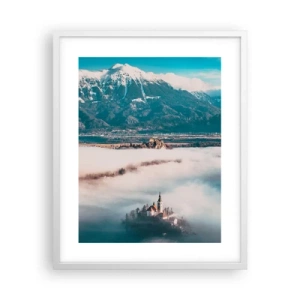 Plakat w białej ramie - Początek baśni - 40x50 cm