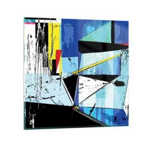 Obraz na szkle - Patrzeć na świat pod kątem... - 70x70 cm