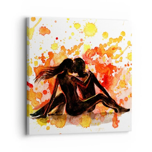 Obraz na płótnie - I stała się światłość - 30x30 cm