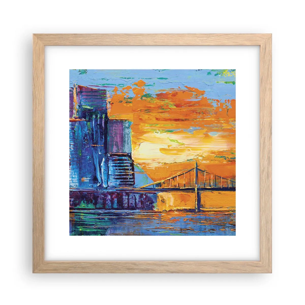 Plakat w ramie jasny dąb - Kultura i natura - 30x30 cm