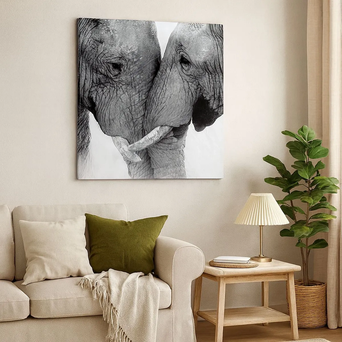 Obraz na płótnie - Serdeczne wyznanie - 30x30 cm