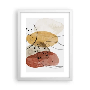 Plakat w białej ramie - Jak powietrze lekkie, przejrzyste - 30x40 cm