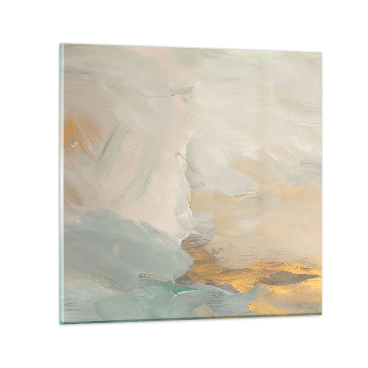 Obraz na szkle - Abstrakcja – kraina łagodności - 40x40 cm
