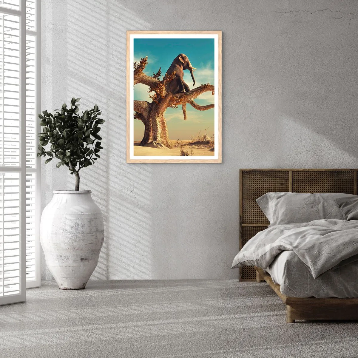 Plakat w ramie jasny dąb - Nowy punkt widzenia - 61x91 cm