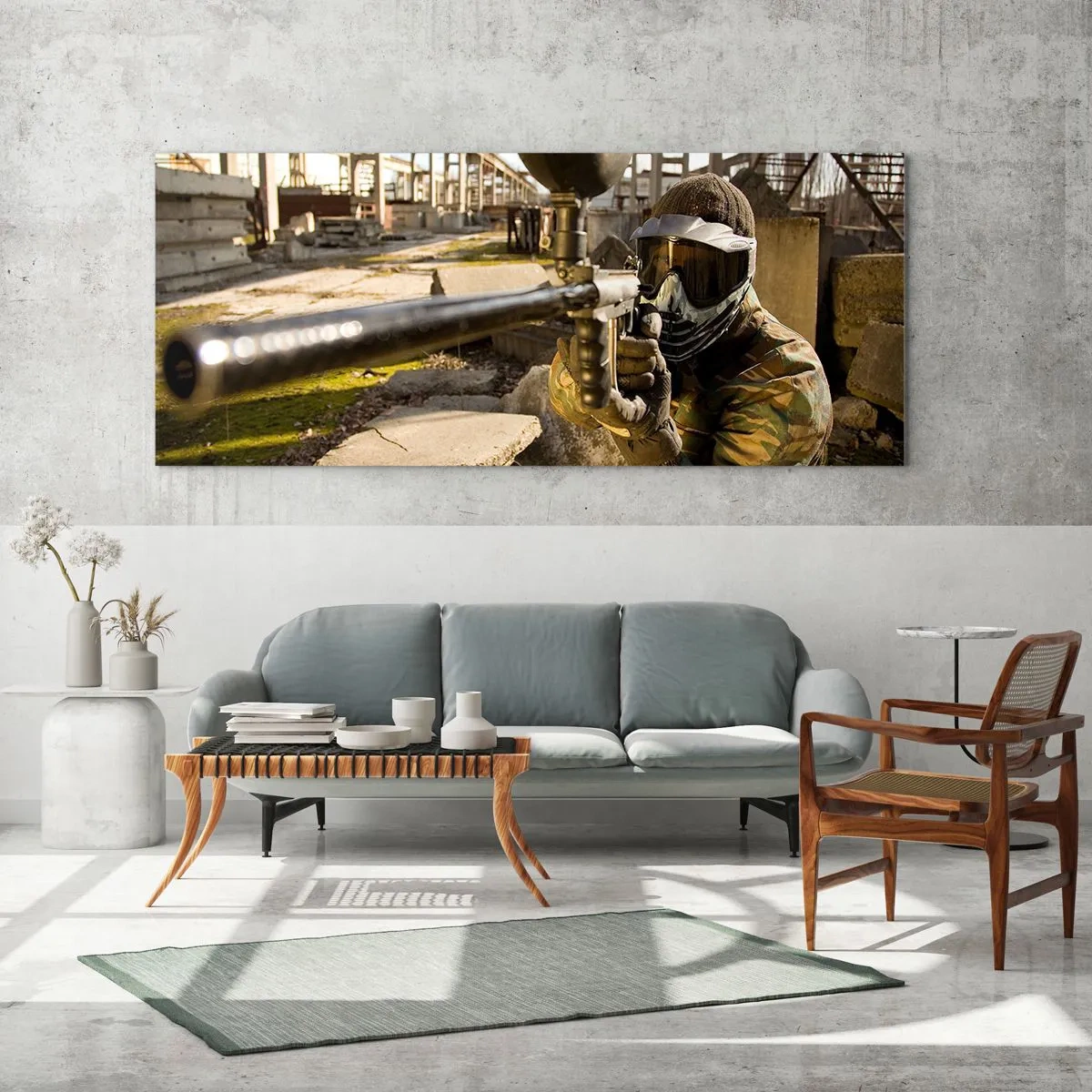 Obraz na szkle - I ty możesz zostać bohaterem - 90x30 cm
