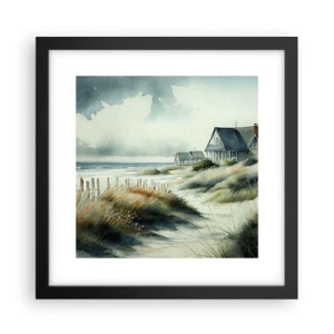 Plakat w czarnej ramie - Z dala od zgiełku - 30x30 cm