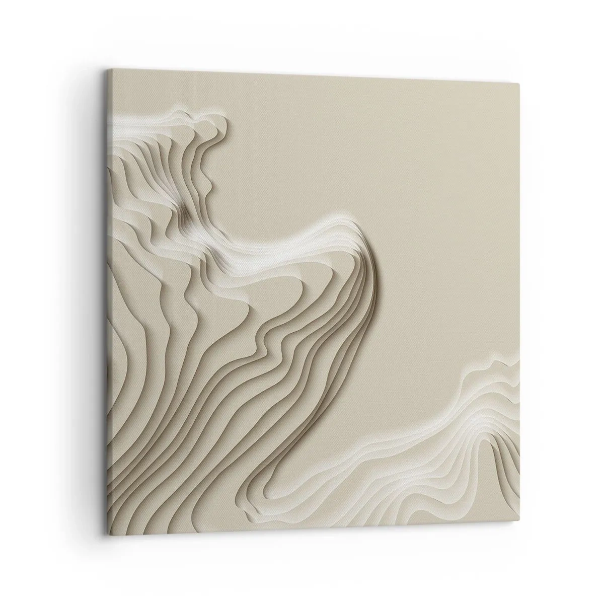 Obraz na płótnie - Topografia sztuki - 50x50 cm