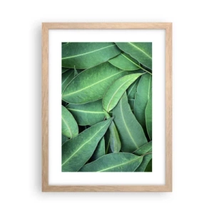 Plakat w ramie jasny dąb - Soczyste i świeże - 30x40 cm