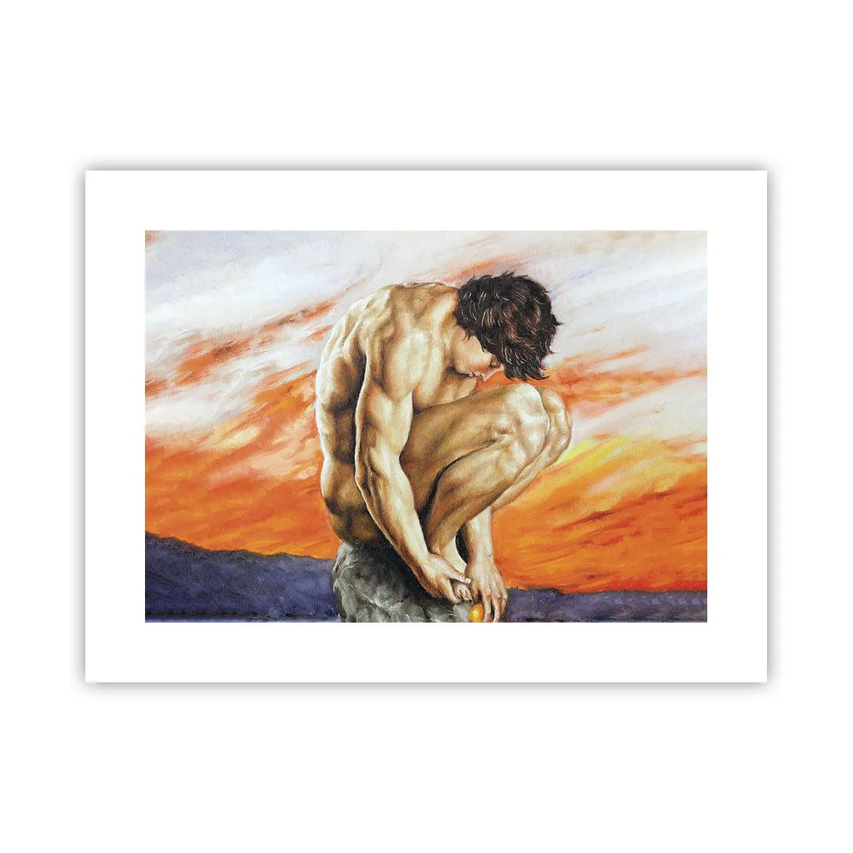 Plakat - Zatopiony w sobie - 40x30 cm