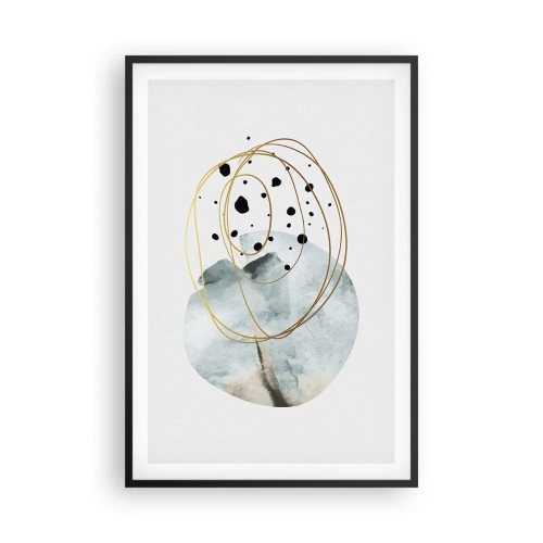 Plakat w czarnej ramie - W objęciach przestrzeni - 61x91 cm