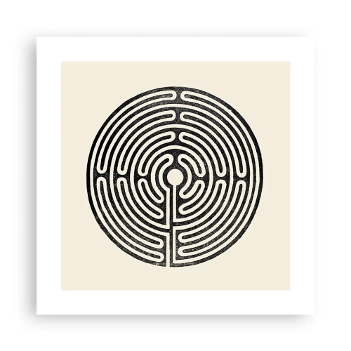 Plakat - Tajemniczy porządek - 40x40 cm